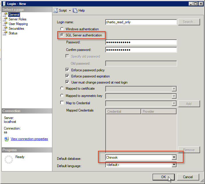 grant select on table sql server